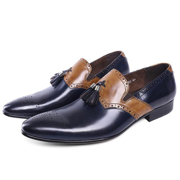 Griffin Tasseled Slip-on Dress Shoes