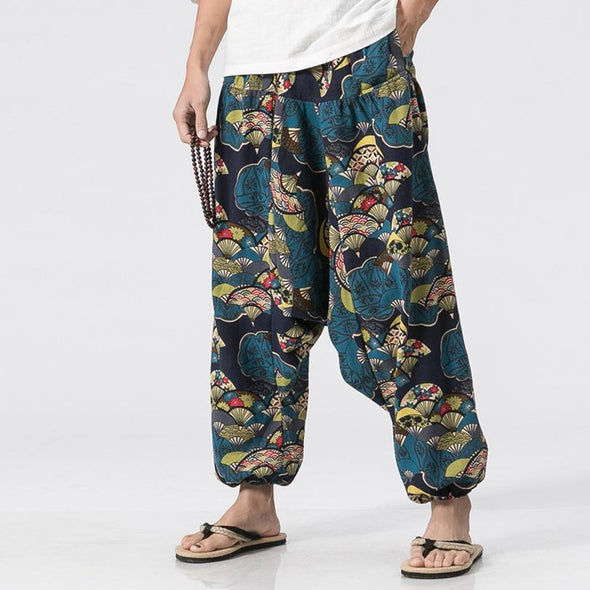 Ikai™ Fan Flower Jogger Pants