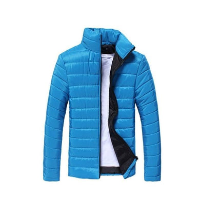 Olympus Blue Classic Puffer Jacket