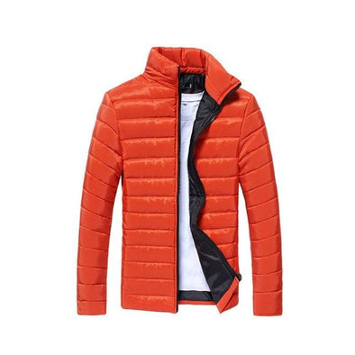 Olympus Orange Classic Puffer Jacket